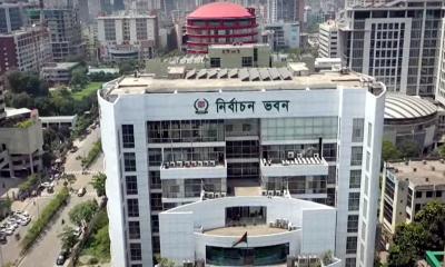 তফসিল ঘোষণা ঘিরে নির্বাচন ভবনে কড়া নিরাপত্তা