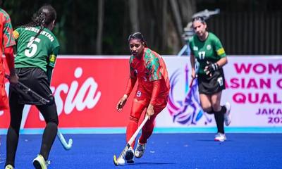 এশিয়ান গেমসের বাছাইপর্বে বাংলাদেশের নারী হকি দলের ঐতিহাসিক জয়