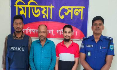 গোবিন্দগঞ্জে র‍্যাবের অভিযানে ৫৯৫ পিস ইয়াবাসহ দুই মাদক ব্যবসায়ি গ্রেফতার