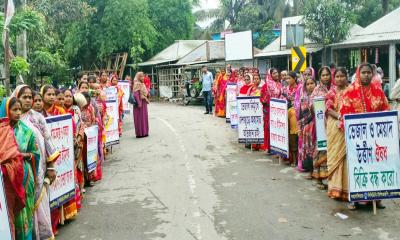 টুঙ্গিপাড়ায় নিরাপদ খাদ্যের দাবিতে র‍্যালি ও মানববন্ধন