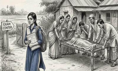 এসএসসি পরীক্ষা দিতে গিয়ে জানত না বাড়িতে বাবা আর নেই