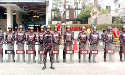 এভারকেয়ার হাসপাতাল এলাকায় বিজিবি মোতায়েন