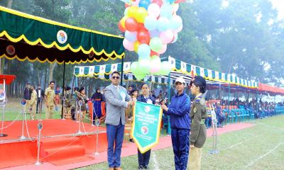 জয়পুরহাট গার্লস ক্যাডেট কলেজে ৪ দিনব্যাপী বার্ষিক ক্রীড়া প্রতিযোগিতার উদ্বোধন