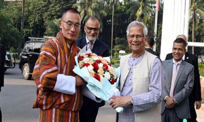 প্রধান উপদেষ্টার কার্যালয়ে ভুটানের প্রধানমন্ত্রী শেরিং তোবগে