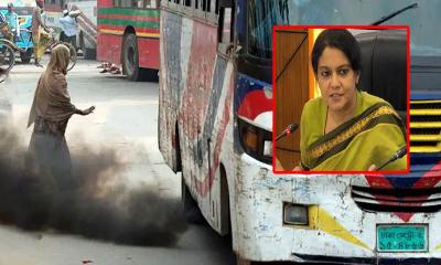 রাজধানীর সব বাস বিপজ্জনক কালো ধোঁয়া ছড়াচ্ছে