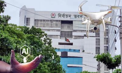 নির্বাচনে এআই ও ড্রোন ব্যবহারে নিষিদ্ধের ভাবনা ইসির