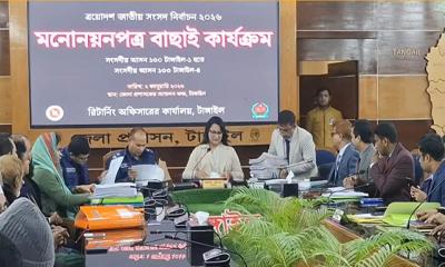 টাঙ্গাইলে ৯ প্রার্থীর মনোনয়নপত্র প্রত্যাহার