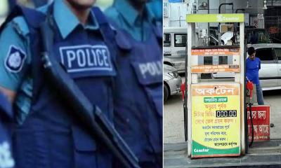 পেট্রোল পাম্পে পুলিশের জন্য আলাদা লাইনের দাবি