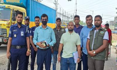 জোরে হর্ন বাজানোর দায়ে ৫ পরিবহনকে সাড়ে ১০ হাজার টাকা জরিমানা