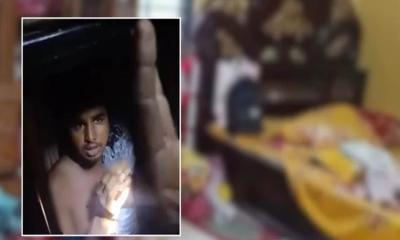 সালথায় প্রবাসীর স্ত্রীর ঘরে স্কুল দপ্তরি আটক, ভিডিও ভাইরাল