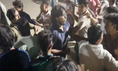 শাহবাগে ছাত্রদল-শিবিরের সংঘর্ষ, এবি জুবায়ের ও মুসাদ্দেকের ওপর হামলা