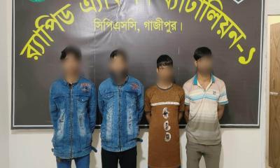 রাজশাহীতে বাহারুল হত্যার প্রধান আসামিসহ চারজন গ্রেপ্তার