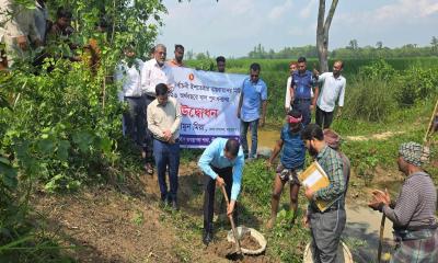 পাঁচবিবিতে প্রধানমন্ত্রী ঘোষিত খাল খনন প্রকল্পের উদ্বোধন