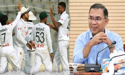 টাইগারদের অভিনন্দন জানালেন প্রধানমন্ত্রী