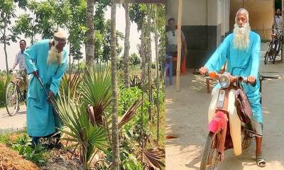 জমি বিক্রি করে তালগাছ লাগাচ্ছেন খোরশেদ