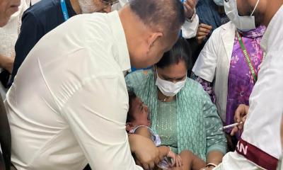 হাম প্রতিরোধের দ্বিতীয় ধাপ টিকাদান কর্মসূচির উদ্বোধন করলেন ড. জিয়াউদ্দিন হায়দার