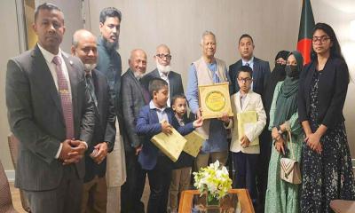 প্রধান উপদেষ্টার সঙ্গে নিউ ইয়র্কে নিহত বাংলাদেশি পুলিশ কর্মকর্তার পরিবার সাক্ষাৎ