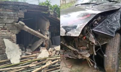 মেহেরপুরে শোয়ার ঘরে ঢুকল মাদকবাহী কার, গাঁজাসহ চালক আটক