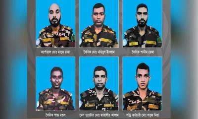 সুদানে নিহত ছয় বাংলাদেশি শান্তিরক্ষীর মরদেহ দেশে পৌঁছেছে