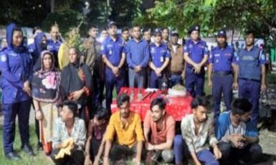 নারায়ণগঞ্জে যৌথবাহিনীর অভিযানে ২৪ মাদকসেবী আটক
