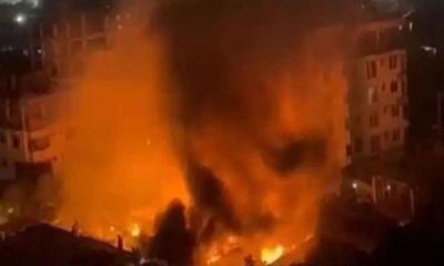 রাজধানীর তুরাগে বস্তিতে আগুন, নিয়ন্ত্রণে ৫ ইউনিট