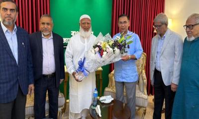 জামায়াত আমিরের বাসায় তারেক রহমান