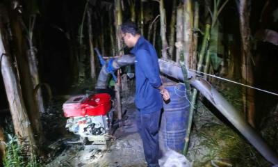 গোয়ালন্দে মধ্যরাতে এসিল্যান্ডের অভিযানে বালু উত্তোলনের মেশিন-পাইপ ধ্বংস 