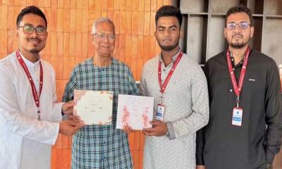 ড. ইউনূসকে বিয়ের দাওয়াত দিলেন সাদিক কায়েম