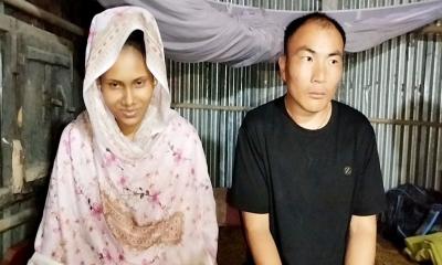 প্রেমের টানে ফুলবাড়ীতে চীনা যুবক, এক নজর দেখতে ভিড়
