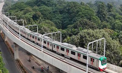 মেট্রোরেল চলাচলের নতুন সময়সূচি প্রকাশ 