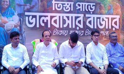 তিস্তা মহাপরিকল্পনা নিয়ে বিভ্রান্তি ছড়াচ্ছে বিরোধীরা