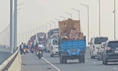 পদ্মা সেতুতে ৪৮ ঘণ্টায় ৯ কোটি টাকা টোল আদায়