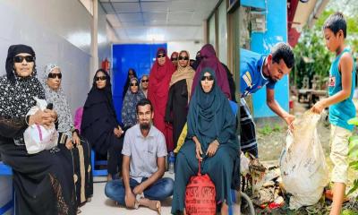 সেবার ব্রত নিয়ে স্বেচ্ছাসেবী শাকিলের মানবিক পথচলা