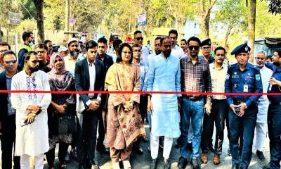 টাঙ্গাইলের দীর্ঘ প্রতীক্ষিত আমতলা-বৈল্যা সড়কের উদ্বোধন