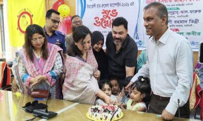 নরসিংদীতে হাম-রুবেলার টিকাদান কার্যক্রম উদ্বোধন