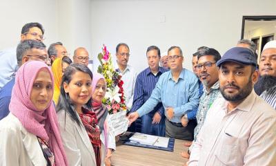 নবনিযুক্ত উপাচার্য ডা. এএফএম সিদ্দিকীকে বিএমইউ ড্যাব নেতৃবৃন্দের শুভেচ্ছা