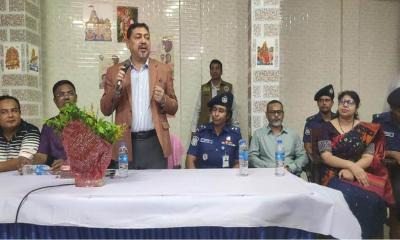 চৌগাছায় পূজামণ্ডপ পরিদর্শন করলেন স্বরাষ্ট্র সচিব