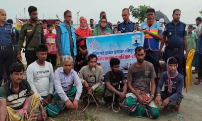 দোহারে ইলিশ রক্ষায় অভিযান: ৫ জেলে কারাদণ্ড, জব্দ জাল পুড়িয়ে ধ্বংস