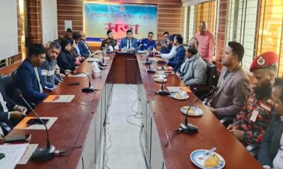 ফুলবাড়ীতে মাসিক আইনশৃঙ্খলা সভা অনুষ্ঠিত