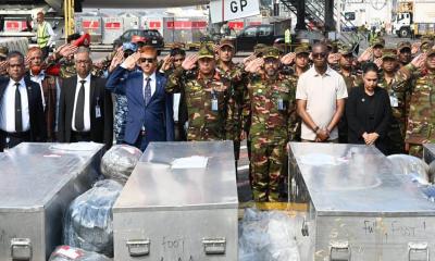 সুদান থেকে ফিরলেন ৬ শহীদ শান্তিরক্ষী, রোববার সামরিক মর্যাদায় দাফন