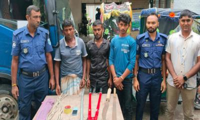 লালমনিরহাটে ডাকাতির প্রস্তুতিকালে গ্রেপ্তার ৩