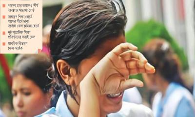 এইচএসসিতে রেকর্ড ফল বিপর্যয়