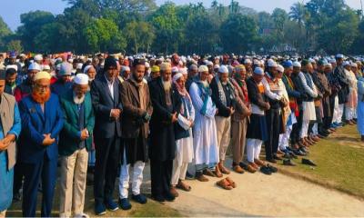 ঈশ্বরগঞ্জে বেগম খালেদা জিয়ার গায়েবানা জানাজা অনুষ্ঠিত