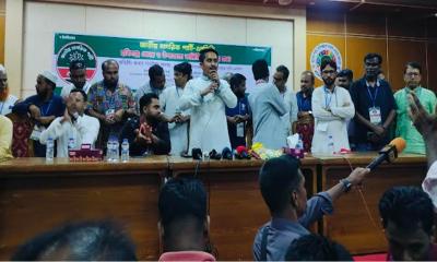 শাপলা প্রতীক না পেলে আন্দোলনের মাধ্যমে আদায় করব: সারজিস আলম