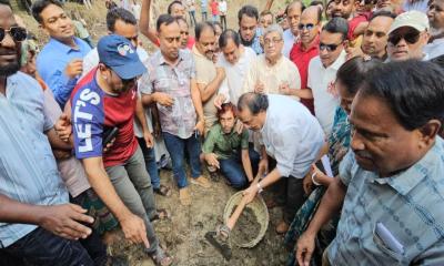 গোয়ালন্দে দুটি খাল খনন কাজের উদ্বোধন করলেন প্রতিমন্ত্রী খৈয়ম