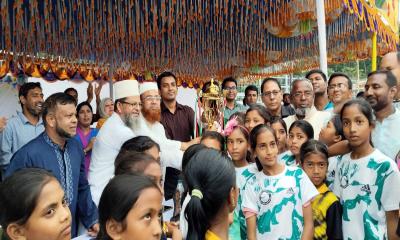 কুড়িগ্রামে প্রাথমিক বিদ্যালয় ফুটবল টুর্নামেন্টের ফাইনাল অনুষ্ঠিত