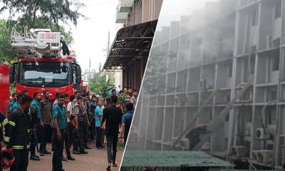 খুলনা মেডিকেলে ভয়াবহ আগুন, সরিয়ে নেওয়ার সময় রোগীর মৃত্যু