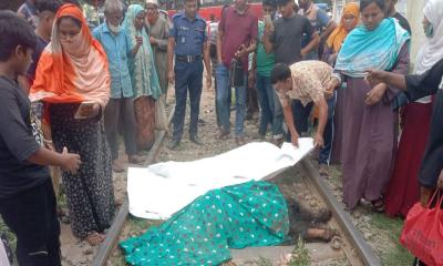 রাজশাহীতে ট্রেনের ধাক্কায় নারীর মৃত্যু