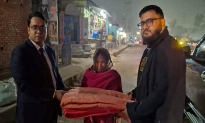 কালিয়াকৈরে শীতার্ত মানুষের মাঝে উপজেলা প্রশাসনের কম্বল বিতরণ