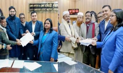 কুড়িগ্রামের ৪টি আসনে উৎসবমুখর পরিবেশে মনোনয়নপত্র দাখিল